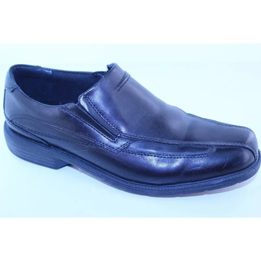 Clarks Medina Black Leather Dress Loafers 8.5 M
